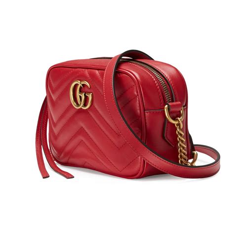 gucci marmont mini red bag|gucci marmont shoulder bag red.